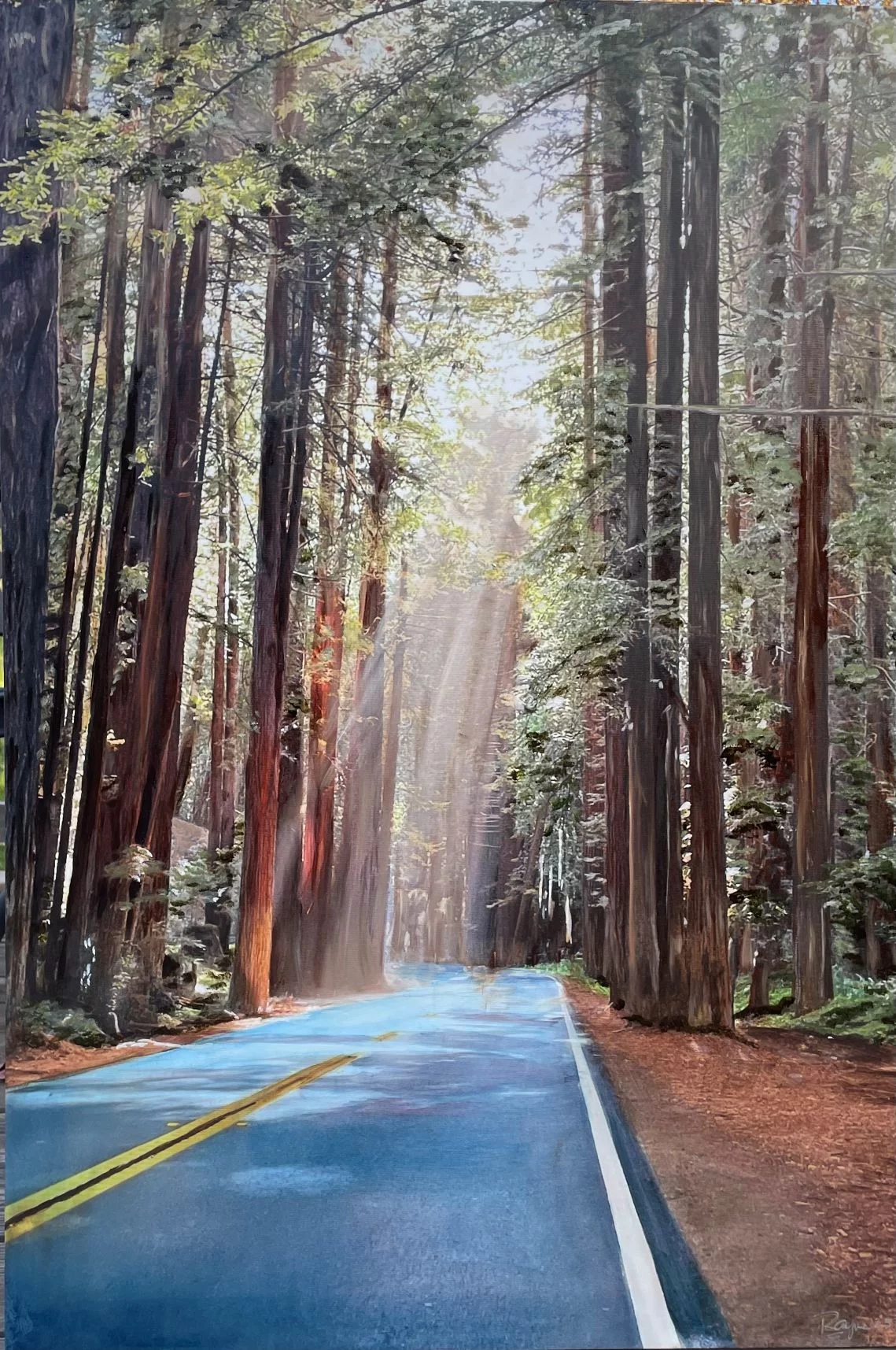 Through the Redwoods, artwork by Rayne Ethetton